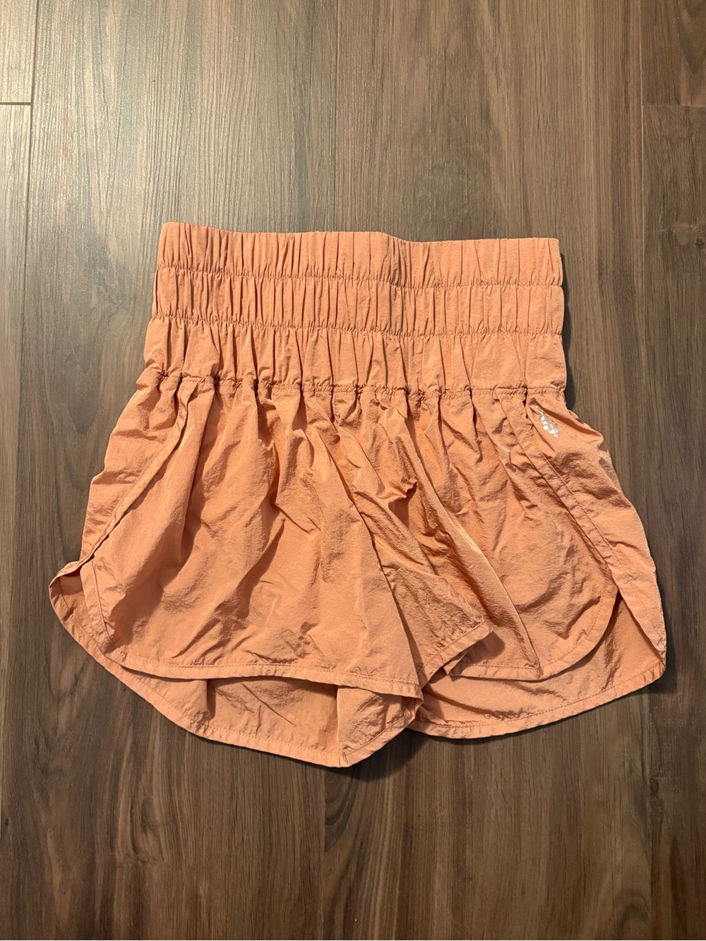 Free People Movement Peach Pink The Way Home Running Shorts | Size S